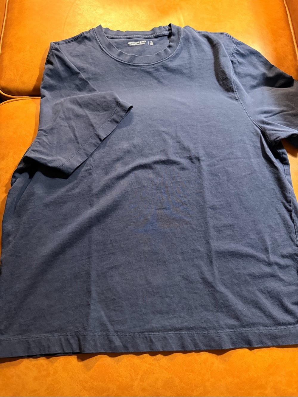 Abercrombie Men’s Navy Crewneck T-Shirt
